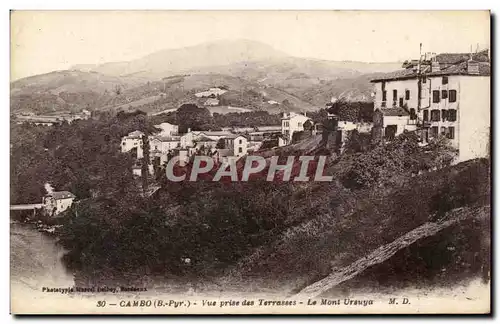 Cartes postales Cambo Vue Prise Ds Terrasses Le Mont Urauya