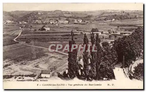 Cartes postales Cambo Les Bains Vue Generale Du Bas Cambo