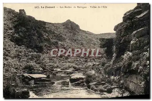 Cartes postales Le Faouet Les roches De Barrigan Vallee De l&#39Elle