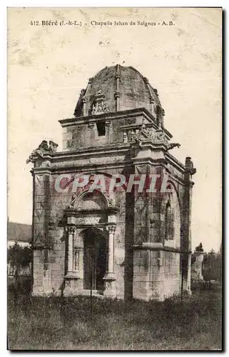 Cartes postales Blere Chapelle Jehan De Saignes