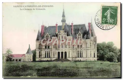 Ansichtskarte AK Sainte Catherine De Fierbois Le Chateau de Comacre