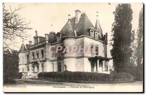 Ansichtskarte AK Couesmes Chateau de Montigny