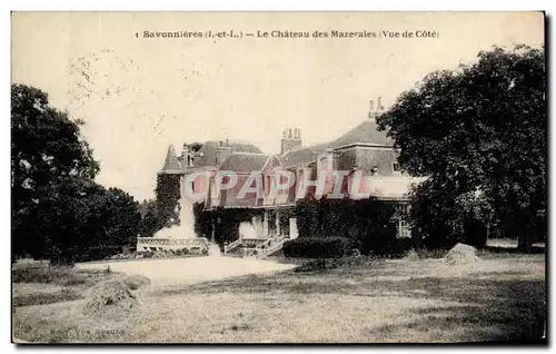 Cartes postales Savonneres le chateau des mazeraies