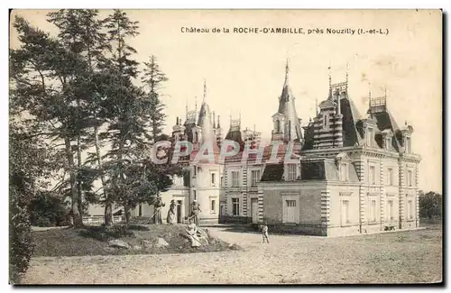 Cartes postales Chateau de la Roche D&#39Ambille Pres Nouzilly