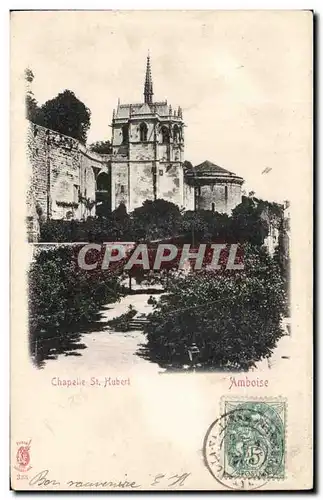 Cartes postales Chapelle St Huberti Amboise