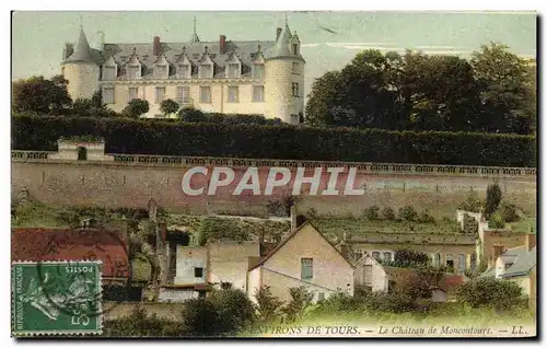 Cartes postales Enviorns De tours Le Chateau De Moncontours