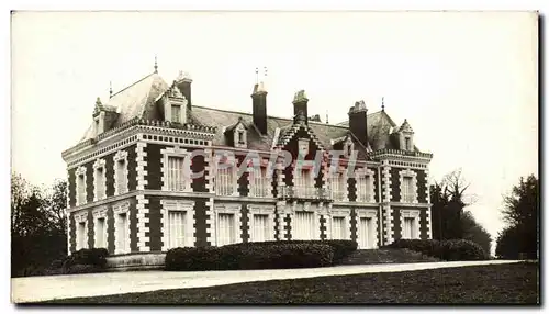 CARTE PHOTO Audreche Chateau de Beaumarchais