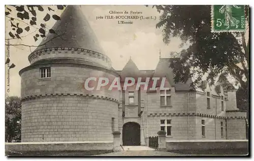 Cartes postales Chateau De Paviers Pres I&#39Ile Bouchard L&#39Entree