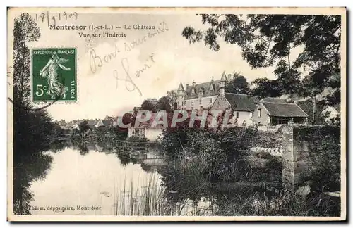 Cartes postales Montresor le Chateau Vue sur l&#39Indrois