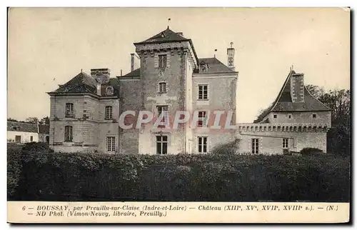 Ansichtskarte AK Boussay par preuilly sur Claise Chateau