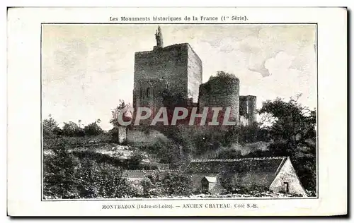 Cartes postales Les Monuments historiques de la France Montbazon Ancien Chateau