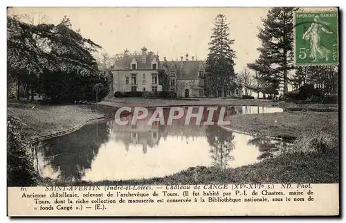 Ansichtskarte AK Saint Avertin Chateau de Cange Ancienne Chatellenie