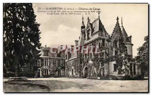 Cartes postales St Avertin chateau de Cange