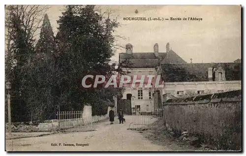 Ansichtskarte AK Bourgueil Entree De L&#39Abbaye