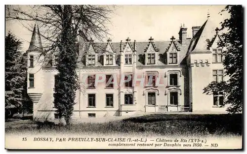 Ansichtskarte AK Bossay Par Preuilly Sur Claise Chateau de Ris C