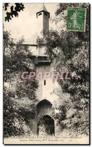 Cartes postales Chateau Renault Porte d Entree du Chateau