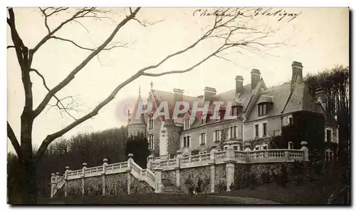 CARTE PHOTO Chateau de Glatigny