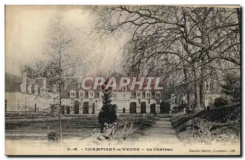 Cartes postales Champigny S Veude Le Chateau