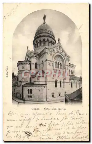 Cartes postales Tours Eglise Saint Martin