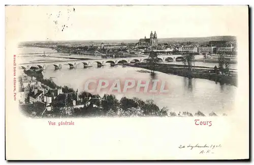 Cartes postales Tours Vue Generale