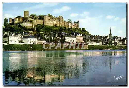 Moderne Karte Chinon Le Chateau