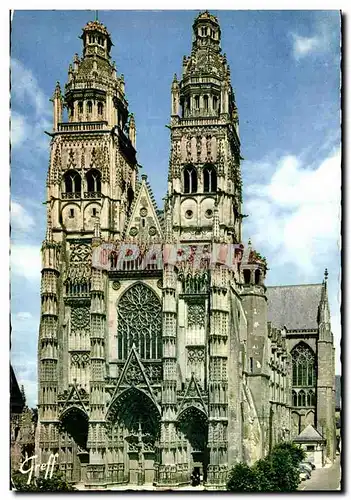 Cartes postales moderne Tours La Cathedrale