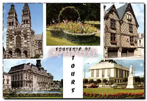 Cartes postales moderne Souvenir De Tours