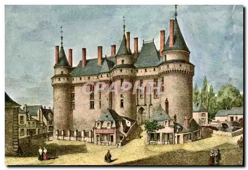 Cartes postales moderne Autrefois Les Chateaux De La Loire Langeais