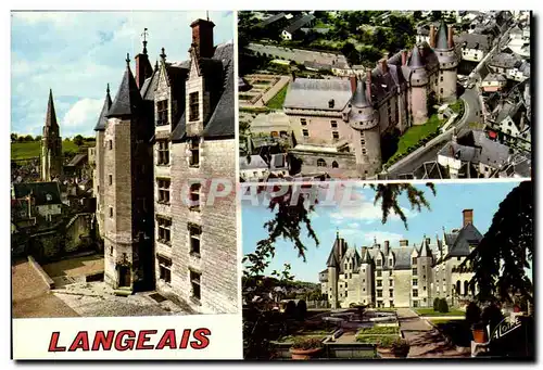 Cartes postales moderne Langeais Le chateau