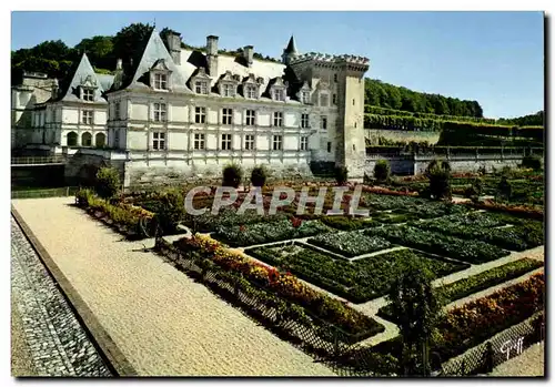 Cartes postales moderne Les Chateaux De La Loire Villandry le chateu et les Jardins