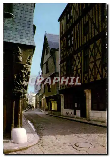 Cartes postales moderne Tours Vieilles maison place Plumereau