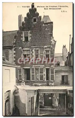 Cartes postales Tours Maison de Tristan l&#39Ermite Rue Brissonnet