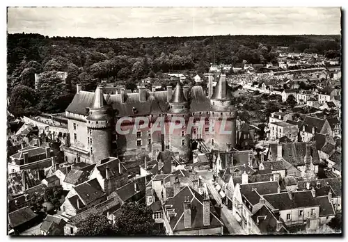 Moderne Karte En Avion Dessus De Langeais Le Chateau