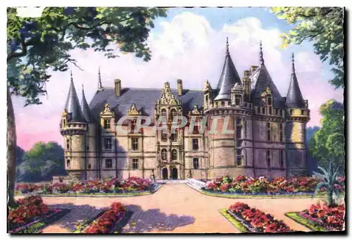 Cartes postales moderne Azay Le Rideau Le Chateau National Musee de la Benaissance