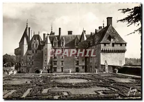 Cartes postales moderne Langeais Le Chateau Facade Sur Les jardins