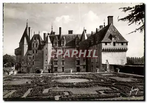 Moderne Karte Langeais Le Chateau Facade Sur les Jardins