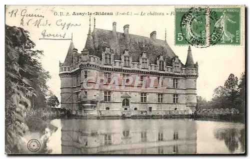 Cartes postales Azay le Rideau Le Chateau