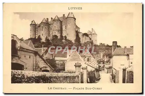 Ansichtskarte AK Luynes Le Chateau Facade Sud Ouest