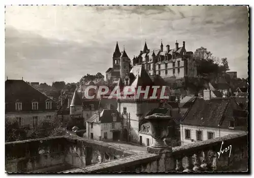 Moderne Karte Loches La Porte des Cordeliers et le Chateau royal