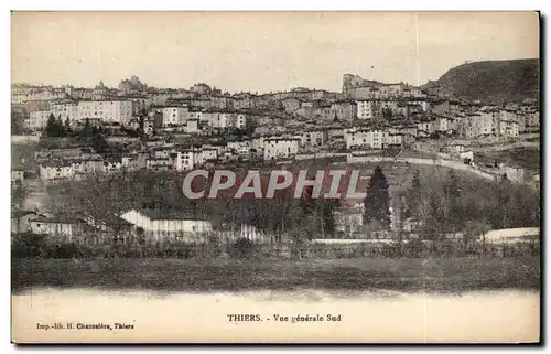 Cartes postales Thiers Vue Generale Sud