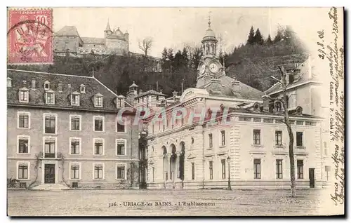 Cartes postales Uriage Les Bains L&#39etablisement