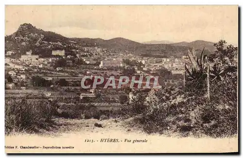 Cartes postales Hyeres Vue Generale