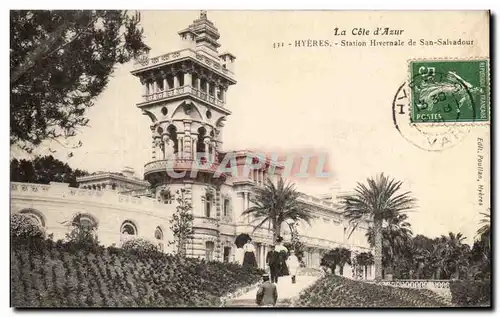 Ansichtskarte AK Le Cote d&#39Azur Hyeres Station Hivernale De San Salvadour
