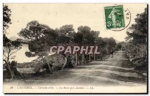 Cartes postales L&#39Esterel Corniche d&#39Or La Route pres Antheor