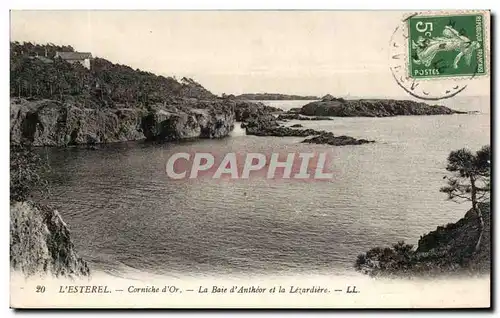 Cartes postales L&#39Esterel Corniche d&#39Or La Baie d&#39Antheor et la Lezardiere