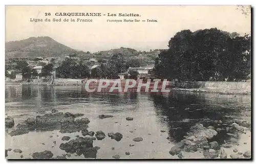 Ansichtskarte AK Carqueiranne Les Salettes Ligne du Sud de la France