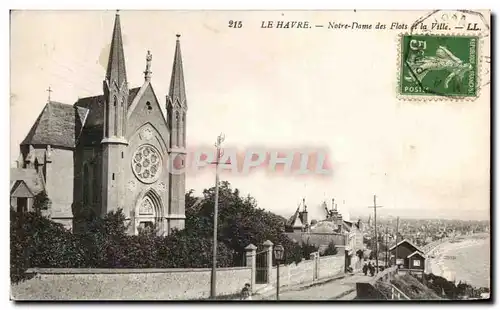 Cartes postales Le Havre Notre Dame des Flots et la Ville