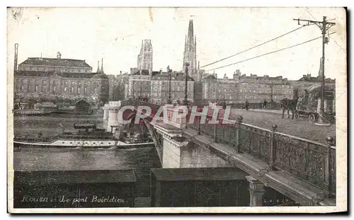 Cartes postales Rouen Le Pont Boieldieur