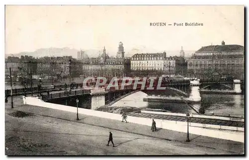 Ansichtskarte AK Rouen Pont Boieldieu