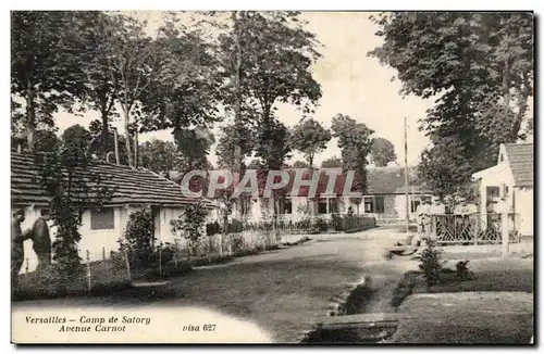 Cartes postales Versaillies Camp De Satory Avenue Carnot Militaria